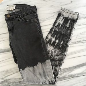 🖤 Current Elliot Black Tie Dye Skinny 💀